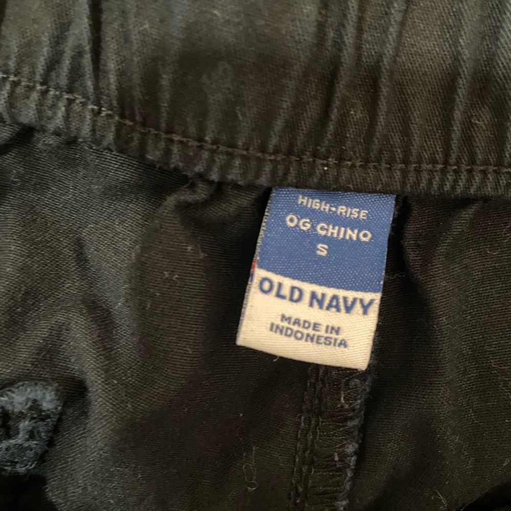 *TWO PC BUNDLE* Old Navy Black OG Chino Pants - Picture 7 of 7
